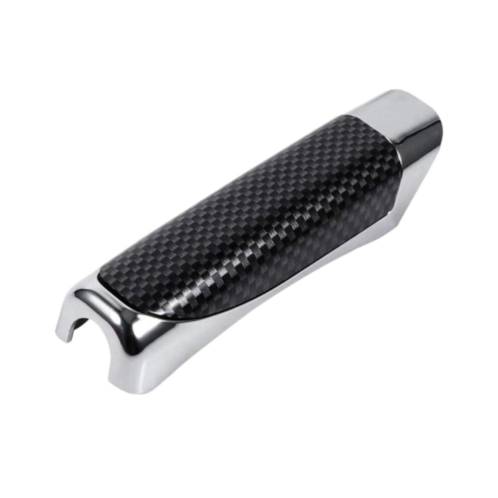 Handbrake Lever Cover Carbon Fiber Handbrake Grips For Car Hand Brake Protector Decor Cover Black 9339159100943