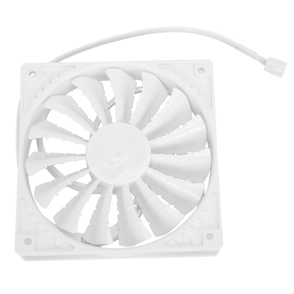 120Mm Silent Pwm Chassis Fan, 2000Rpm, 91.5Cfm, White 7681360334795