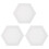 Lot de 3 panneaux blancs non peints pour étudiants 1