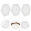 Lot de 3 panneaux blancs non peints pour étudiants 3