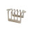 Toast Rack Stainless Steel, Multi-Functional Kitchen Bread Stand, Countertop Organizer, Silver 1