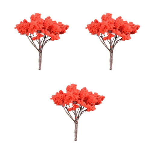 3 stuks simulatieboompjes, microlandschap, succulententuin, rode beuk 2