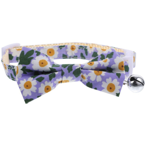 3-teiliges verstellbares Katzenhalsband-Set mit Glöckchen 2
