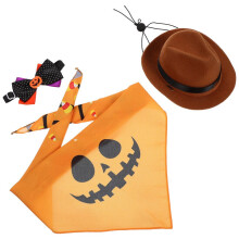 4 set Halloween halsduk fluga kostym slitstark