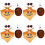 4 set Halloween halsduk fluga kostym slitstark 5