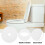4 toilet brush refills, for wall mounting 5