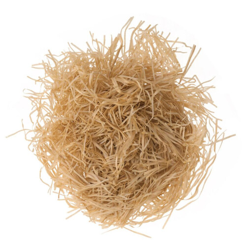 4-pack fyllnadsmaterial för bröllopspresentförpackningar, raffia kraftpapper