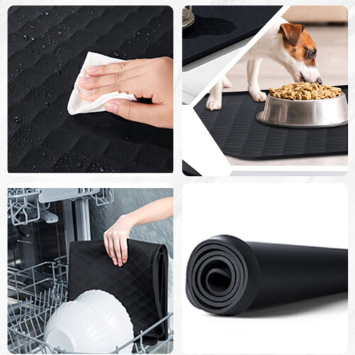 (black) Soft And Durable Refrigerator Top Pad Fridge In Style Refrigerator 2