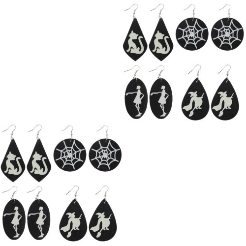 2 Light-Up Earrings “S” Party Decoration Teardrop Shape 2