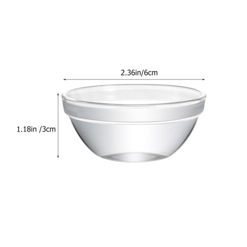 8-piece dessert bowl set, round, for rice pudding and sweets 2