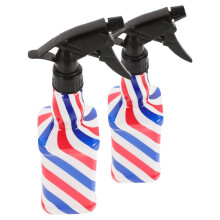 2 tomma sprayflaskor med fin dimma för hår &