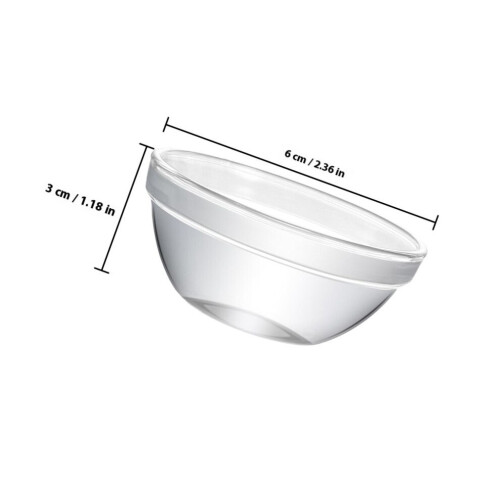 8-piece dessert bowl set, round, for rice pudding and sweets 1