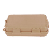 Wasserdichte, versiegelte Aufbewahrungsbox für den Außeneinsatz – Tan, Groß, 17x11x5 cm