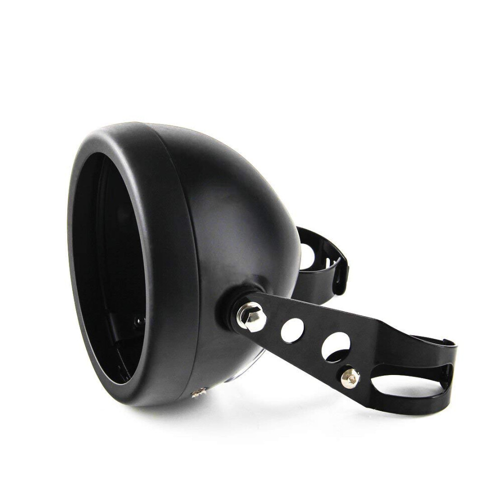 5 3/4 5.75 Inch Led Headlights Compatible With Harley Davidson Housing Bucket For Motorcycle Black 9339159103968