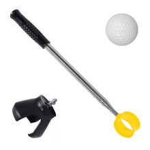 Telescopic Golf Ball for Pick Up Claws Stainless Steel Suction Cup Tool Picker for Digging Telescopic Spikes Stainless Steel