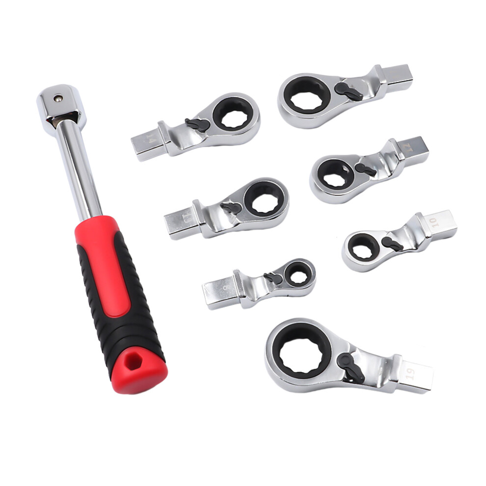 Ratcheting Wrench Set, Quick Change Flexs-Head Wrench 7696000252322