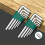 8pcs Rust Resistant Hexagon Spanner Hand Tools L Wrench Kit For 2