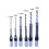Precision Square Hole Mortise Chisel Drill Bit Set, 6pcs 1