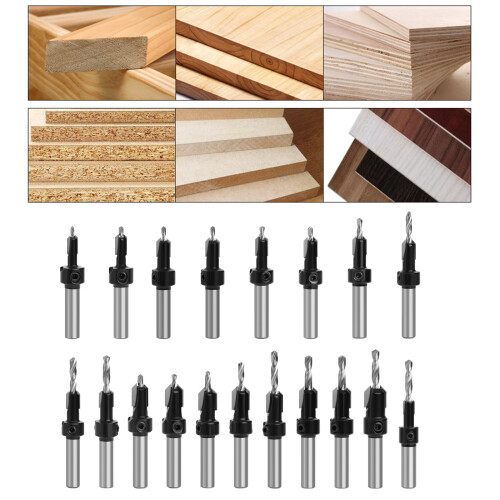 8/10mm Round Shank Countersink Drill Bit High Speed-8x10x4.5 2