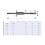 Precision Square Hole Mortise Chisel Drill Bit Set, 6pcs 3