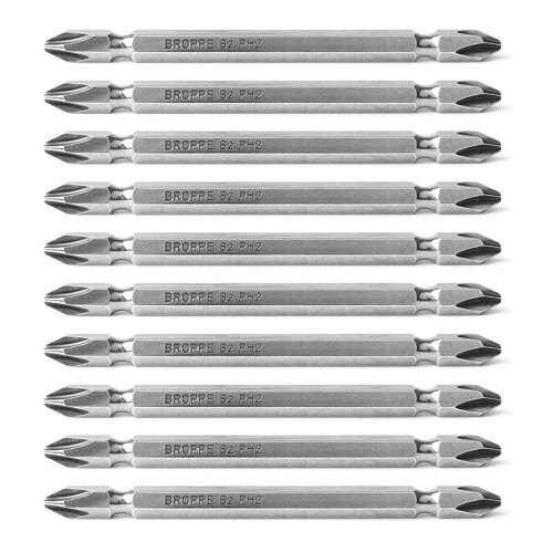 Premium S2 Steel Magnetic Drill Bit Set - 10pcs Extended