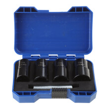5Pcs Locking Spline Star Hex and Fluted Hex Lug Nuts Remover Set