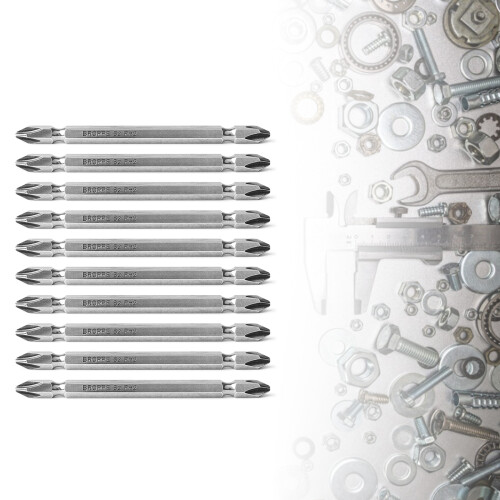 Premium S2 Steel Magnetic Drill Bit Set - 10pcs Extended 1