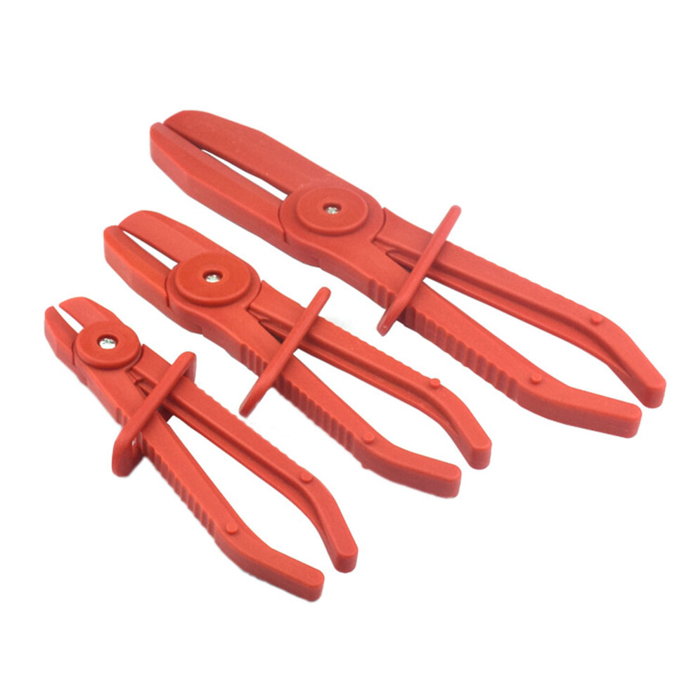 Automotive Hose Clamp Plier Set - Plastic Tube Sealing Tool- Red 7696000255736