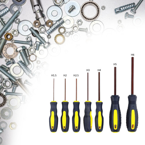 Hex Screwdriver Magnetic Allen Bolt Driver Hand Tools Hex-2.5mm 2