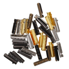 80 Soporte para anillos con grafiti para cordones de metal con punta redonda