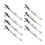Interchangeable Head Anti-static Tweezers-   ESD259 pointed 3