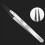 Interchangeable Head Anti-static Tweezers-   ESD259 pointed 7