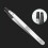Interchangeable Head Anti-static Tweezers-   ESD259 pointed 6