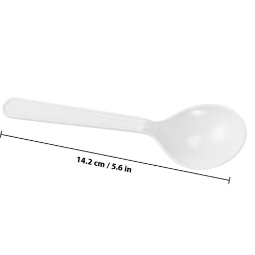 88 pcs. Plastic Round Head Disposable White 2