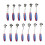 Mini Ratchet 1/4" Drive Ratchet Handle 72 Teeth Quick-14mm 3