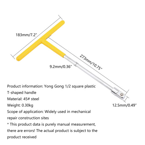 T Shape Socket Spanner Outer Hex Hand Tool Torque Wrench L Shape 2