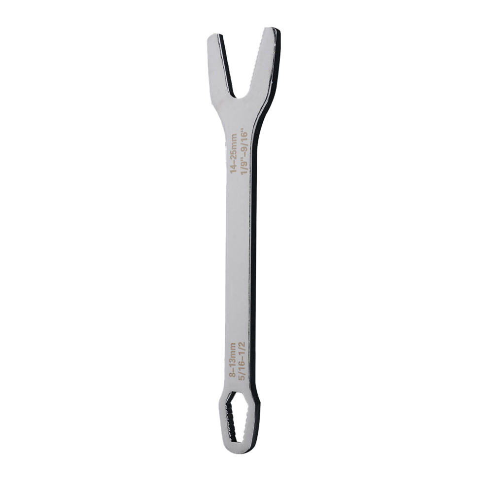 Double Headed Self Tightening Open End Wrench For-Silver 7696000256566