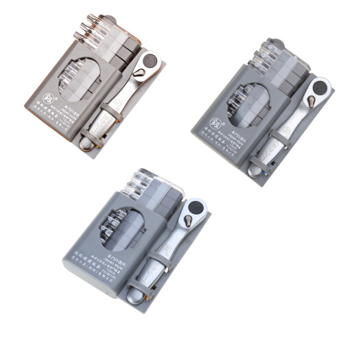 Mini Ratchet Wrench Screwdriver Bit Set Multifunctional-cross 1