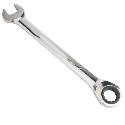 Portable Universal 72 Teeth Reversible Ratchet Spanner Car-24mm
