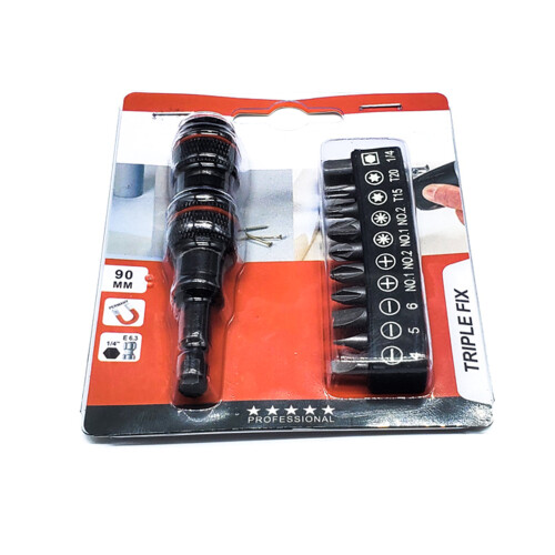 Magnetic Screwdriver Drill Bit Holder Angle Pivoting Bit Tip