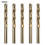 5Pieces Industrial Grade Twist Drill Bit-4mm 5