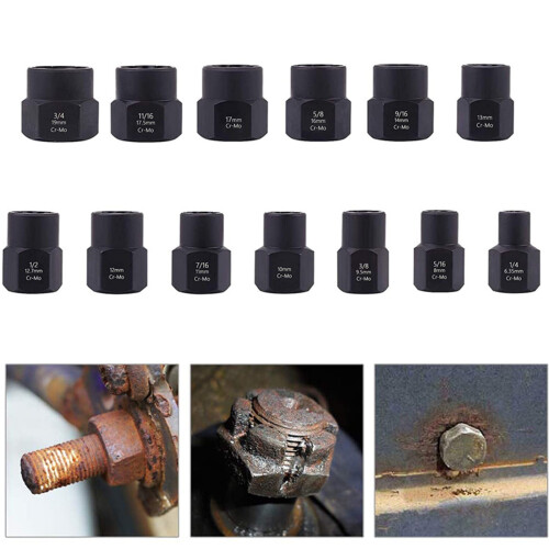 13Pieces Multifunctional Impact Bolt Impact Bolt Nut Remover-13 2