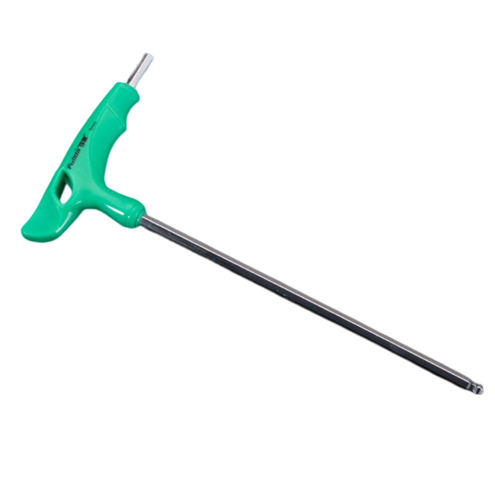 Durable Cr-V Steel Wrench Hardness T-Handle Allen-5Mm Ball Head 7696000257136