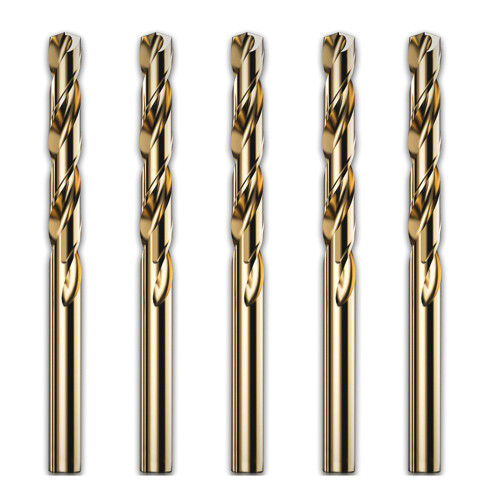 5Pieces Industrial Grade Twist Drill Bit-10mm