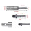 Round Shank Hammers Adapter 2 Slots Drill Bit Adapter SDS Shaft 2