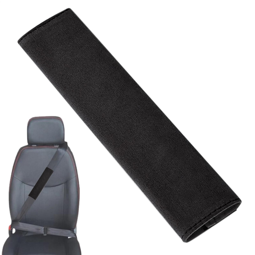 Seatbelt Covers Breathable Padded Shoulder Protector Universal Fit For Travel Driving Truck Taxi Black 9339159104712