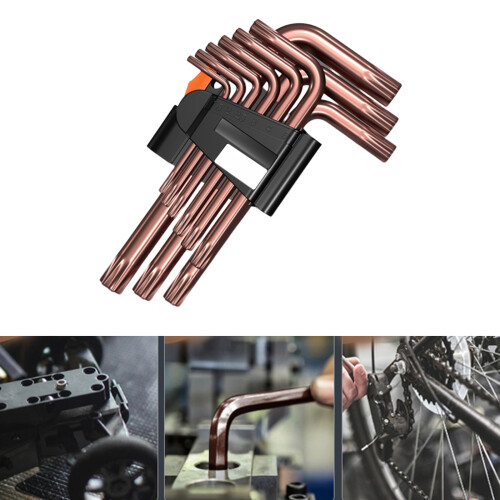 9Pcs/set Hex Key Wrench Sets L Shape Repair-S2 extended pattern 2