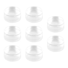 Lot de 8 embouts en silicone imprimés pour gloss à lèvres en gel de silice