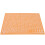 A4 Double-Sided Orange Plastic Cutting Mat for Sewing 1