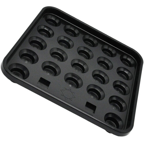 Bandeja para 22 bolas de billar, bolas de snooker, bandeja de transporte, bolas de mesa 2